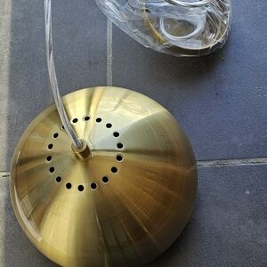 Doraimi Lighting Golden Globe pendant. 6’ long cord